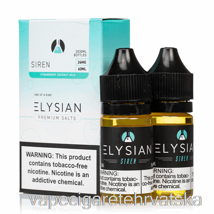 Sirena Za Vape Cigarete - E-tekućina S Elizejskim Solima - 60 Ml 24 Mg